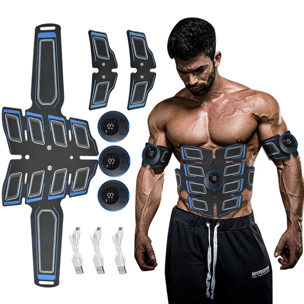 Health Wellness And Fitness - USB ricaricabile allenatore muscolare addominale massaggiatore