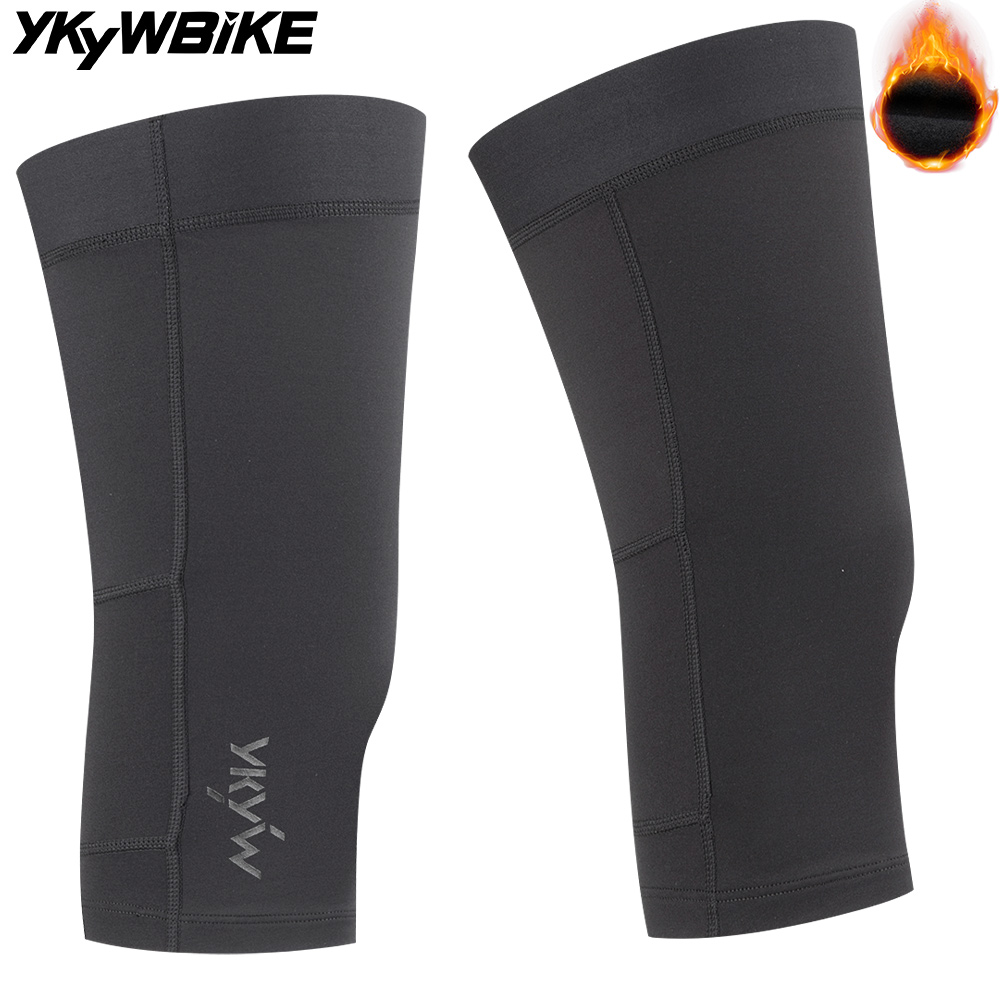 Compression Knee Sleeve - YKYWBIKE Ginocchiere da ciclismo invernali Protezione