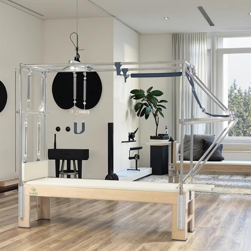 Health & Wellness Tablet Cutter - Reformer Pilates Professionale Commerciale in Acero