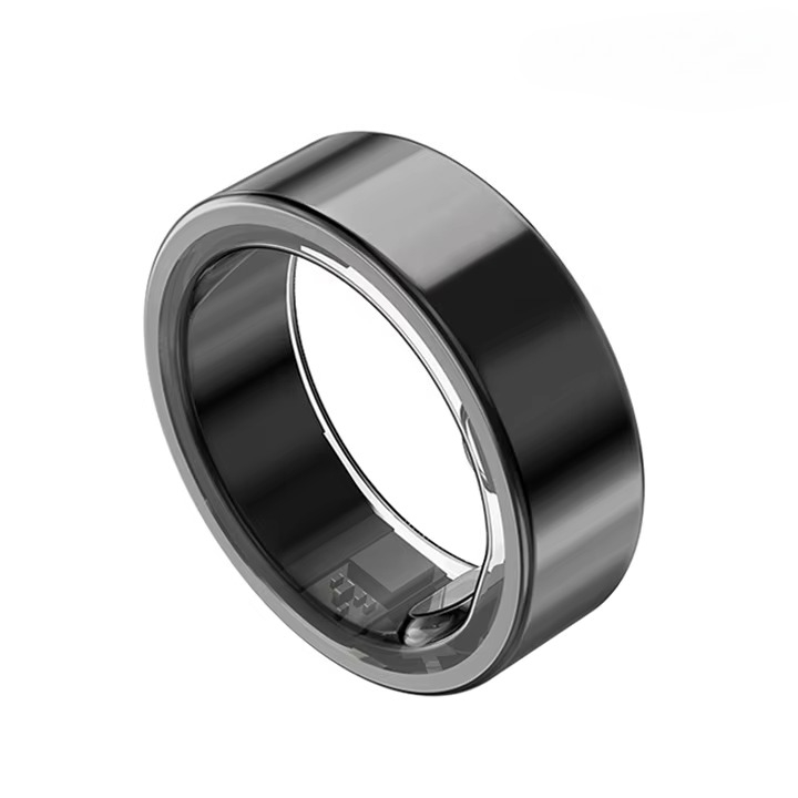 Health & Wellness Tablet Cutter - JCRing X5B Smart Health Ring Nero